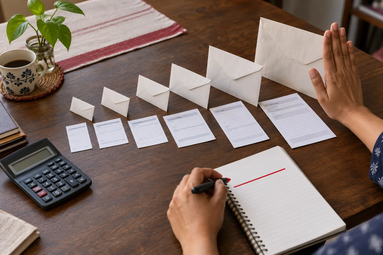 A sequence of growing fee demands is stopped before another payment